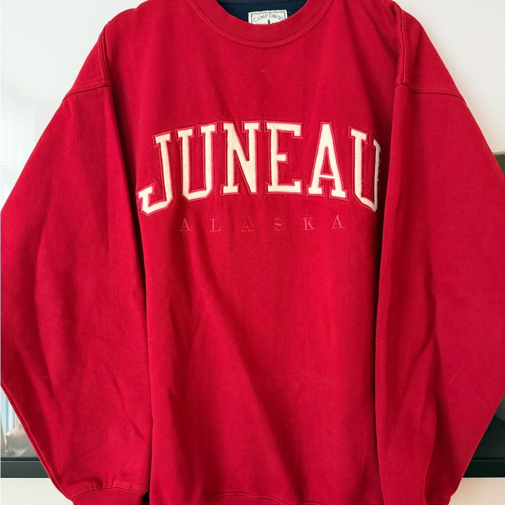Red Juneau Alaska Men's Sweater